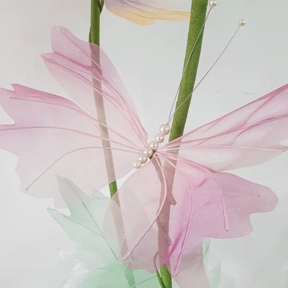 Betoverde bloemen en vlinders Set van 6 bloemen