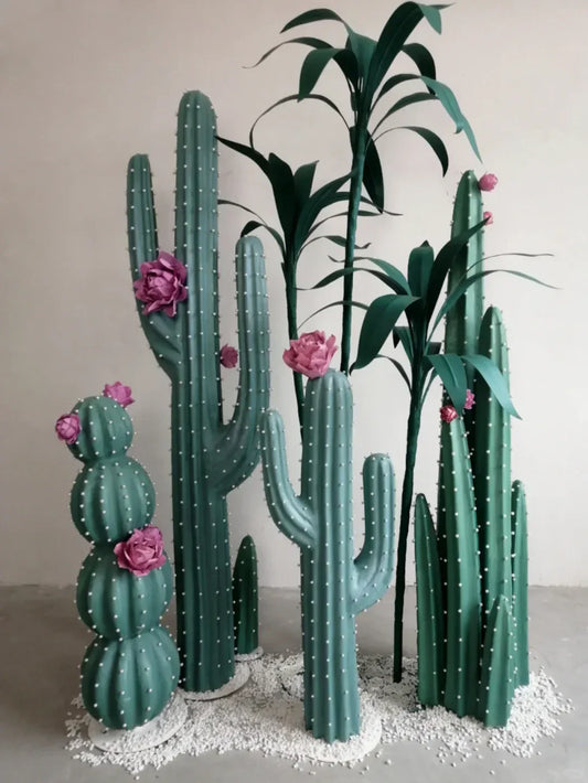 Reuzencactus handgemaakte decoratieve bloem