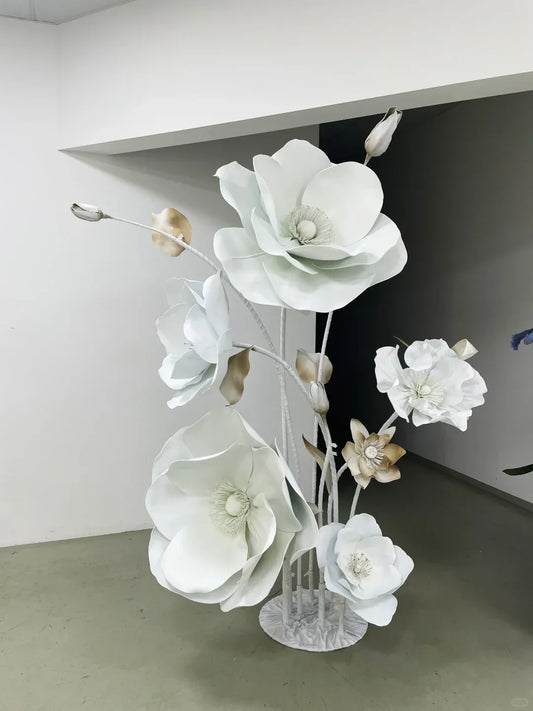 Handgemaakte driedimensionale decoratieve bloemen